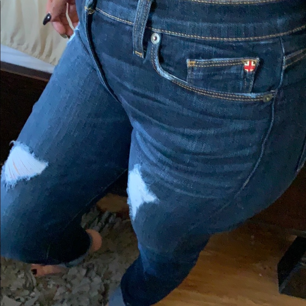 Hudson destroyed jeans